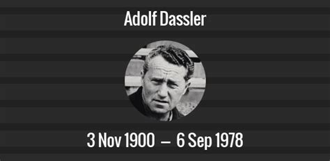 when did adolf dassler die.